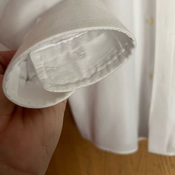 White Button-up Dress Shirt Sz XL 16 Cat & Jack - Picture 6 of 12